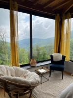 Widok na góry z tego hotelu