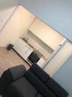 Kuchyň nebo kuchyňský kout v ubytování Vintage Apartment Ostrava center city