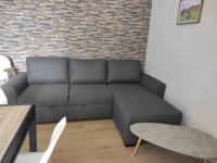 Część wypoczynkowa w obiekcie Gîte des 3 arbres