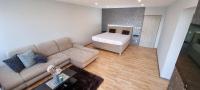 Łóżko lub łóżka w pokoju w obiekcie Apartmán Viktorie