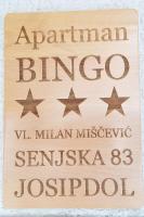 Certifikát, hodnocení, plakát nebo jiný dokument vystavený v ubytování Apartman Bingo
