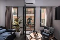 A seating area at Jacuzzi suite Piazza dei Leoni