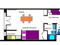 Plan piętra w obiekcie Studio confortable à Vars, 4 couchages, à 100m des pistes, proche commerces, parfait pour vacances - FR-1-330B-195