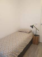 Postel nebo postele na pokoji v ubytování Apartament Cèntric a Ribes de Freser Vall de Núria