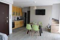 A kitchen or kitchenette at Urban Chic Apartments Lefkada
