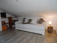 Łóżko lub łóżka w pokoju w obiekcie Chalet Le Tyrolien, au coeur du Boréon