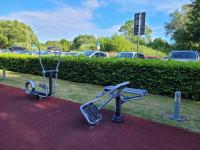 Posilňovňa alebo fitness centrum v ubytovaní Olympic Park Apartment