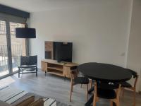 TV a/nebo společenská místnost v ubytování Apartament Cèntric a Ribes de Freser Vall de Núria