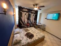 A bed or beds in a room at Jordans rooms 4