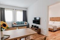 Posteľ alebo postele v izbe v ubytovaní BEAUTIFUL ΝΕW CENTRAL APPARTMENT