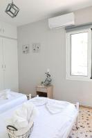 Posteľ alebo postele v izbe v ubytovaní Beautiful apartment in Plomari