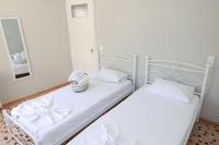 Posteľ alebo postele v izbe v ubytovaní Beautiful apartment in Plomari