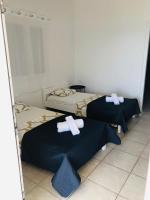 Posteľ alebo postele v izbe v ubytovaní Mini Villas Avra