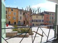 a view of a city from a balcony at Entre Saint-Tropez et les gorges du Verdon. in Lorgues
