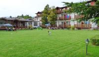 A garden outside Pripetzite Hotel