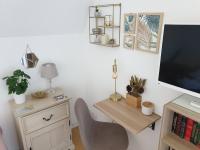 Plán poschodí v ubytovaní Chez Romy - studio équipé avec wifi - proche plage Deauville
