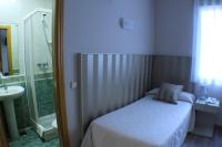 Koupelna v ubytování Hostal Oriente