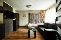 Televízia a/alebo spoločenská miestnosť v ubytovaní Apartament Szczecinek - Spokojna okolica