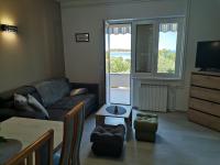Televízia a/alebo spoločenská miestnosť v ubytovaní Apartments Vesela