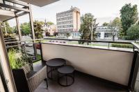 Balkón alebo terasa v ubytovaní Loft Apartament Aleje Wolności Nowy Sącz