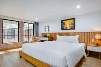 Flexi Hotel & Apartmentにあるベッド