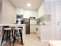 Kuchyňa alebo kuchynka v ubytovaní Acogedor apartamento a la entrada de camino portugués