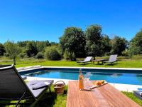 Plan piętra w obiekcie Corps de fermes pour 22 personnes, 7ha de foret, bar et piscine privée