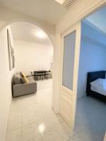 Postel nebo postele na pokoji v ubytování Art Atelier Apartments