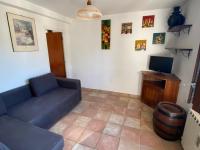 Telewizja i/lub zestaw kina domowego w obiekcie Appart 6 pers, 3 ch - Proche pistes - Animaux admis, Parking - FR-1-445-180
