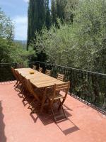 Balkon lub taras w obiekcie Entre Nice et Monaco grande Villa avec piscine privée 12 personnes