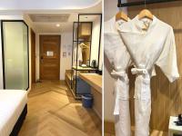 Postel nebo postele na pokoji v ubytování Sann Boutique Hotel