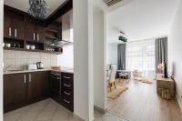 A kitchen or kitchenette at Budapest Holidays Apartments Family