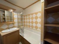 Łazienka w obiekcie Appartement cosy avec piscine à 300m du lac de baignade, proche du village et des pistes - Praz-sur-Arly - FR-1-603-62