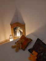 Łóżko lub łóżka w pokoju w obiekcie B&B Chez Odile