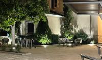 Vonkajšia záhrada v ubytovaní Hotel los Tilos