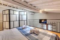 Posteľ alebo postele v izbe v ubytovaní Zita Apartment by Mamo Florence