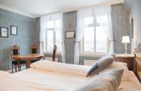 Postel nebo postele na pokoji v ubytování Gloppen Hotell - by Classic Norway Hotels