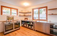 A kitchen or kitchenette at Großes Ferienhaus St, Gallenk,