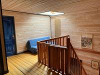 Łóżko lub łóżka w pokoju w obiekcie Chalet 8-10 personnes sur la station des Rousses