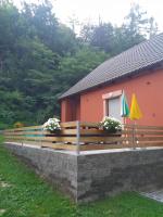 Zahrada ubytování Chata na řece Sázavě