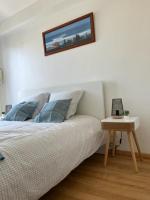 Posteľ alebo postele v izbe v ubytovaní Appartement à 50 mètres de la Plage des Estagnots à Seignosse, Landes