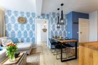 Posedenie v ubytovaní APARTAMENT 20B BLUE MARINE Poddąbie Basen Odkryty Brodziki Plac Zabaw dwie sypialnie