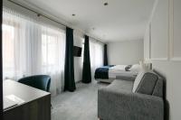 Postel nebo postele na pokoji v ubytování Hotel Zlatá Hvězda