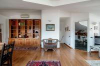 A kitchen or kitchenette at I D'A Charming Penthouse - LAKE VIEW- Como- House-130 mt-2 double bedrooms and 2 double bathrooms a spacious living room-Full equipped kitchen-Private garden and terrace-Private covered parking
