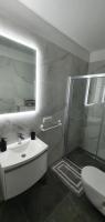 Koupelna v ubytování Apartments Ena