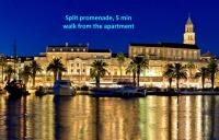 Výhľad na mesto Split alebo výhľad na mesto priamo z apartmánu