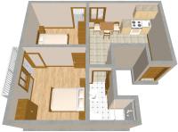 Půdorys ubytování Apartments by the sea Drage, Biograd - 851