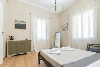 Posteľ alebo postele v izbe v ubytovaní Πλήρως ανακαινισμένη μονοκατοικία.