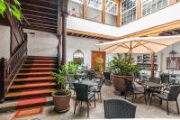 A seating area at Isla Baja Suites