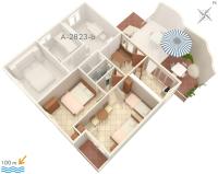 Plán poschodí v ubytovaní Apartments by the sea Omis - 2823